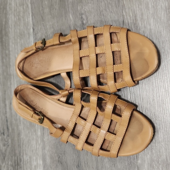 Madewell The Rowan Cage Sandals size 8.5 - Picture 4 of 10